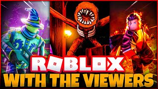 🔴LIVE ROBLOX VARIETY GAMES WITH VIEWERS🔴 [upl. by Aes]