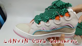 Lanvin Curb Sneakers Unboxing and Detailed Review [upl. by Enyal]