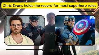 Chris Evans holds the record for most superhero roles [upl. by Dnallor]