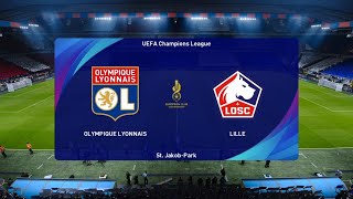 PES 2021  OLLille Finale de la Champions League  Saison 20222023 [upl. by Llaccm]