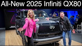 AllNew 2025 Infiniti QX80 first look  Look out Cadillac and Lincoln [upl. by Ycnej389]