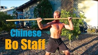 Bo Staff Spinning FASTEST EVER amp Staff Kata [upl. by Neville363]