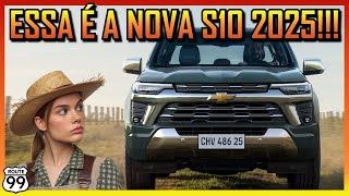 FOI REVELADA A NOVA CHEVROLET S10 2025 MAIS DO MESMO [upl. by Bethina]