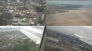 Superbes vues aériennes des capitales africaines Brazzaville Libreville Abidjan Bamako et Dakar [upl. by Naed]