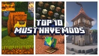 My TOP 10 Minecraft Mods To Make Survival Even Better [upl. by Alby]