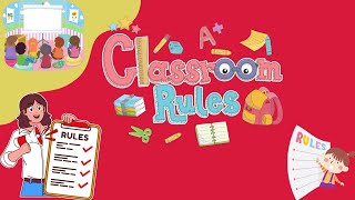 Classroom rules for kids  educational video [upl. by Nylek]