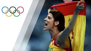 Beitia wins high jump gold at her fourth Olympics [upl. by Steffi416]