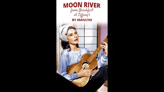 Moon River from Breakfast at Tiffany’s by Mancini violin lesson shorts [upl. by Haek]