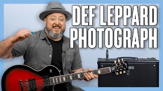 Def Leppard Photograph Guitar Lesson  Tutorial [upl. by Lil]