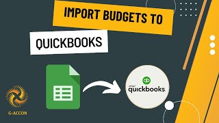 Bulk Upload Budgets to QuickBooks from Google Sheets with GAccon [upl. by Bennie7]