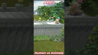 1 vs 1  Human vs Animals  Fight in village  Simulation shorts fanmade [upl. by Janeczka975]