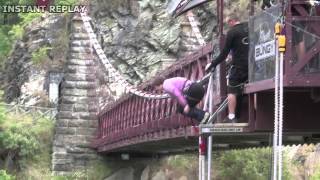 LaShawna Covey Kawarau Bungy 2 January 2014 [upl. by Egidius]