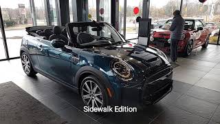 2022 Mini Cooper S Convertible Sidewalk Edition LCI [upl. by Dorman]