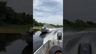 115 Horsepower Jet Jon pass on river [upl. by Fugazy]