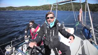 How to reef quickly and easily – Skip Novaks Storm Sailing [upl. by Kamp]