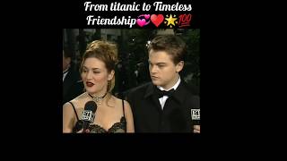 Leonardo and Kates bond that never sinks🌊💙 FriendshipGoals  Titanic  LeonardoAndKate  Shorts [upl. by Bamby]