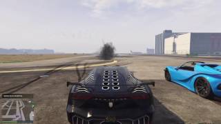 GTA online  Pegassi Zentorno vs Pegassi Reaper vs Pfister 811 [upl. by Enihsnus]