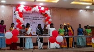 StPeters Church Sunday School Christmas celebration Tamil drama about StThomas 6th 7th 8th Girls [upl. by Edmee296]