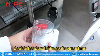 double heads roll film sealing machine [upl. by Phelgon]