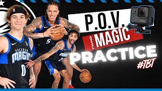 POV  Osceola Magic Practice nba nbagleague [upl. by Shel]