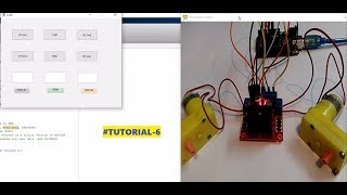 150 PROJECT OVERVIEW L298N Motor control using Arduino with Matlab GUI [upl. by Akiehsat]