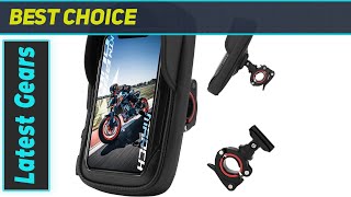 ROCKBROS Motorcycle Phone Mount The Ultimate Waterproof Handlebar Phone Bag [upl. by Maeve]