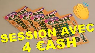 GRATTAGE FDJ🍀 👉 SESSION AVEC 4 €ASH👏 [upl. by Nitsa]