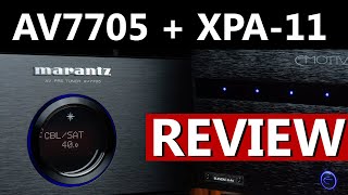 Marantz AV7705 and Emotiva XPA11 Review [upl. by Anid]