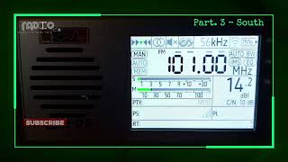 FMDX Bandscan  kierunek Wschód  Zachód  Północ  Południe Part3  Północ [upl. by Erret843]