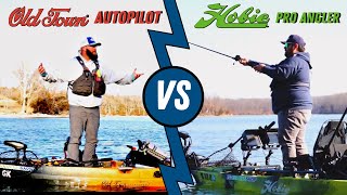 ULTIMATE Fishing Kayaks Old Town AutoPilot 136 vs Hobie Pro Angler 14 [upl. by Alyek320]