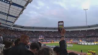 2024 Football Germany National Anthem in Nürnbergサッカー ドイツ代表 国歌斉唱ニュルンベルク [upl. by Nnylg]