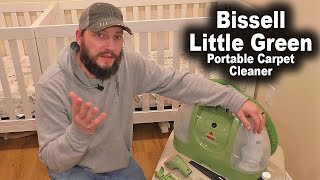 How to Use Bissell Little Green  Portable Carpet Cleaner [upl. by Matthei]