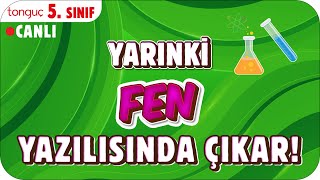 YARINKİ FEN SINAVINDA ÇIKAR ✍🏻 5 SINIF 2025 [upl. by Elahcim]