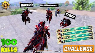 😱 OMG  SUPER RICH HACKER USING BLOODRAVEN XSUIT KILLED WHOLE SERVER amp CHALLENGED MRCYBER IN BGMI [upl. by Ahsinotna]