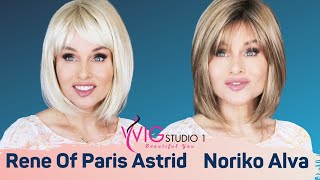 Wig Comparison  Rene Of Paris ASTRID Vs Noriko Alva  TAZS WIG CLOSET [upl. by Warner188]