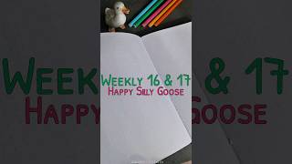 Happy Silly Goose May Weeklys  Week 16 amp 17 🪿💚💐 bujo planwithme goose [upl. by Akcinehs]