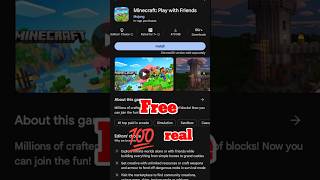 Free Minecraft Premium  How To Install Minecraft premium from Play Store minecraft mcpe shorts [upl. by Stockton]