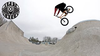 SPOT CHECK Lewes Skatepark  Ride UK BMX [upl. by Ardnola]