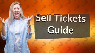 Can you sell Ticketmaster tickets on Viagogo [upl. by Cart639]