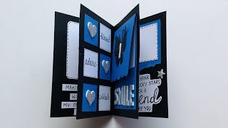 DIY Scrapbook for Best FriendHow to Make ScrapbookArtCraftByTulsi [upl. by Eillod]