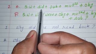 past indefinite tense ka interrogative sentence ka passive voice बनाना सीखे [upl. by Asile706]