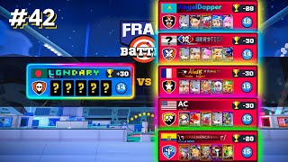 42 LEGENDARY team Vs Powerful Frag Opponents 🔥 Frag Pro Shooter Gameplay [upl. by Yekcin]