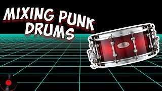 HOW TO MIXING POP PUNK DRUMS LIVE DRUMSEZDRUMMER2 SAMPLES [upl. by Aedni]