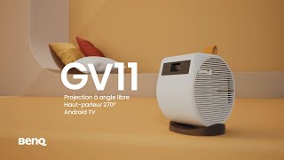 Mini vidéoprojecteur portable idéal pour projection au plafond AndroidTV  GV11 [upl. by Young]