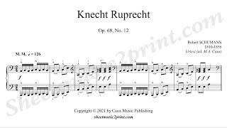 Schumann  Knecht Ruprecht op 68 no 12 [upl. by Savdeep]