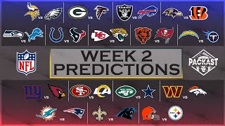 NFL Week 2 Predictions [upl. by Yvad955]