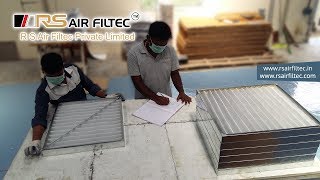 AHU HEPA PRE Air Filters Fine Mini Pleat Bommasandra Peenya Bangalore [upl. by Warfield]