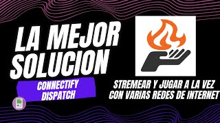 LA MEJOR SOLUCION HACER STREAM Y JUGAR CON REDES DE INTERNET DIFERENTES¡ [upl. by Notsle491]