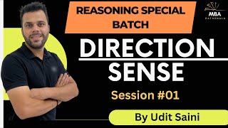 Direction Sense Test  Tricks amp Shortcut  Session 01  Reasoning  Udit Saini [upl. by Madelyn371]