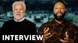 Silo Interview Tim Robbins and Common on season two of the appletv scifi series [upl. by Ruben]